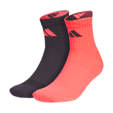 adidas Pure Training 2-Pack High Quarter Sock-1