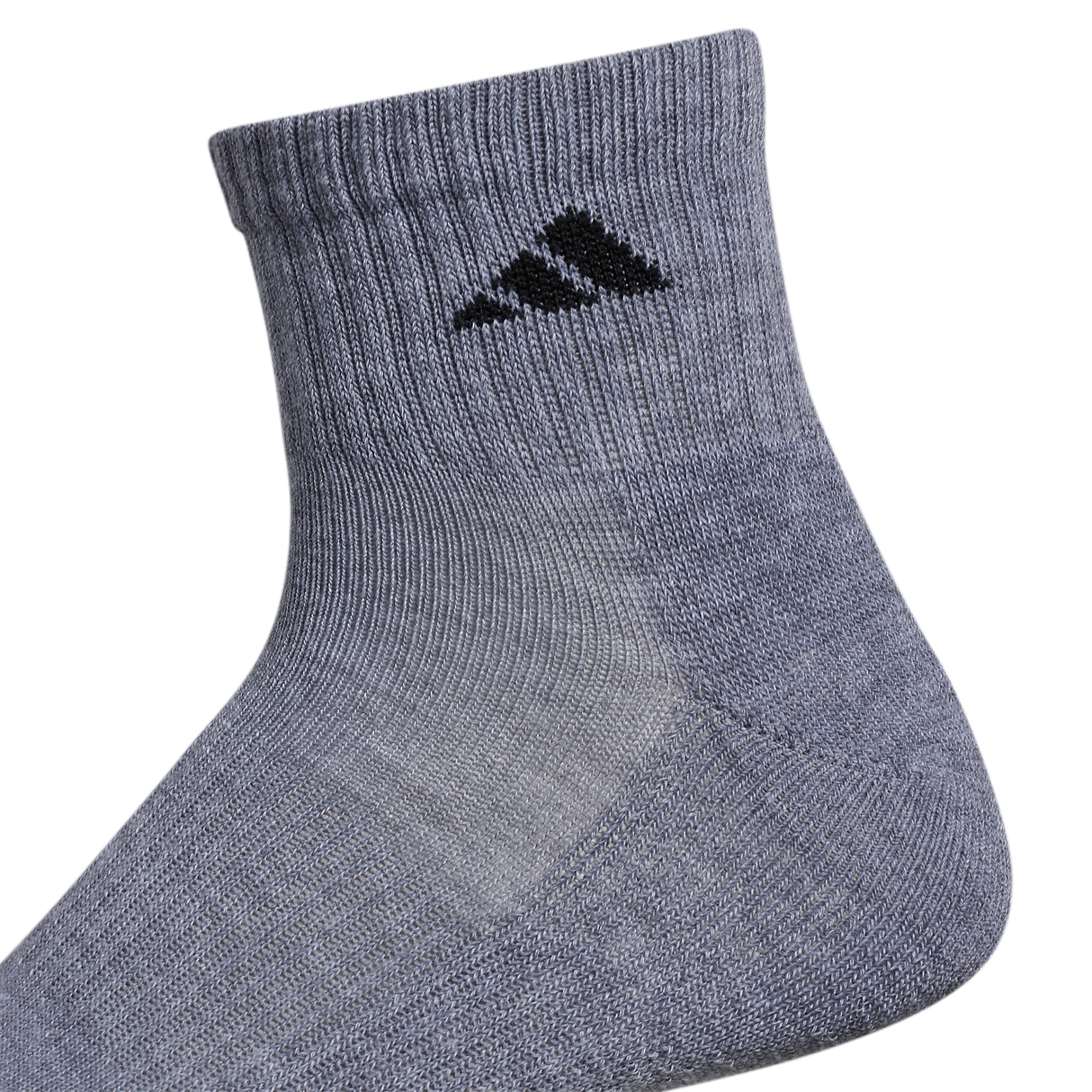 adidas Men's Athletic Cushioned 6-Pack Quarter Sock-3