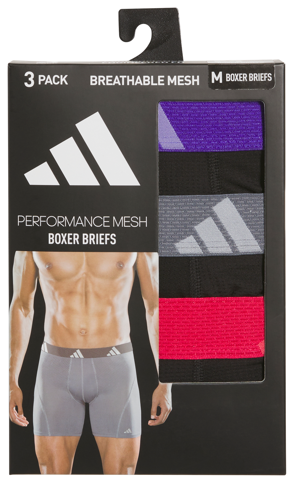 adidas Men's Performance Mesh 3-Pack Boxer Brief-7