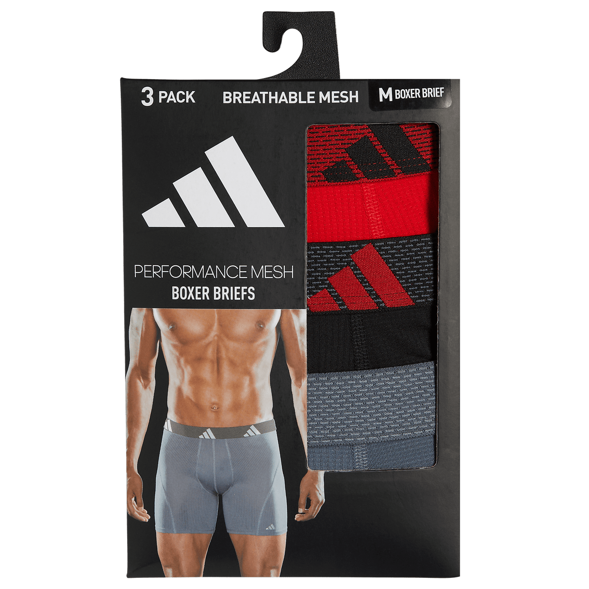 adidas Men's Performance Mesh 3-Pack Boxer Brief-8
