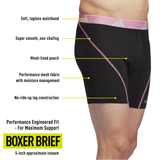 adidas Men's Performance Mesh 3-Pack Boxer Brief-2