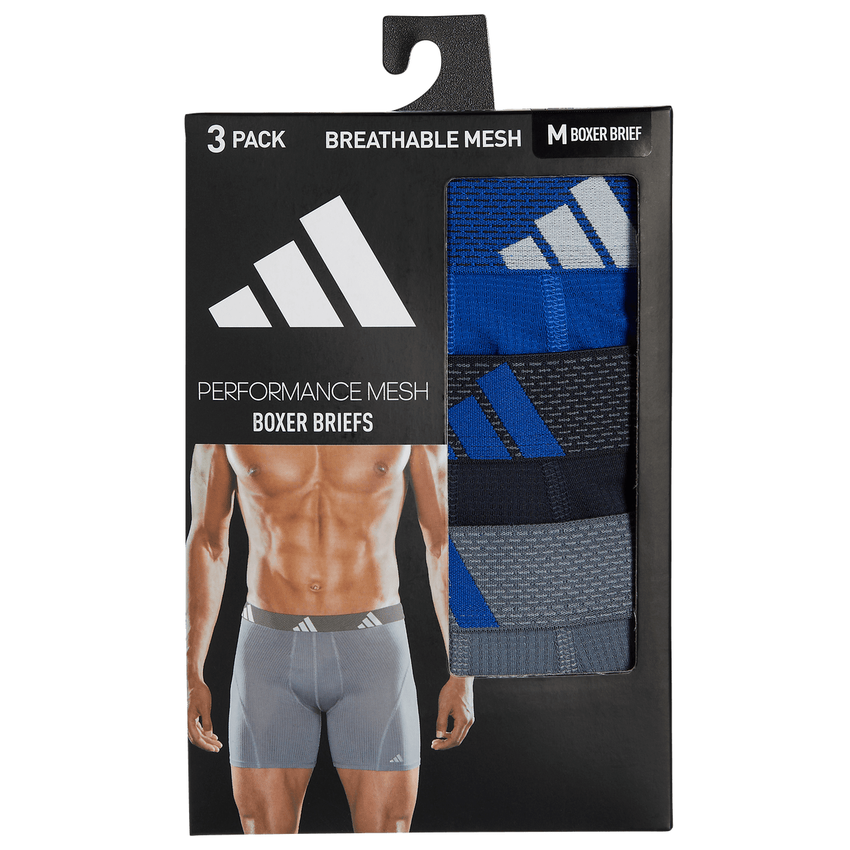 adidas Men's Performance Mesh 3-Pack Boxer Brief-8
