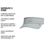 adidas Women's Superlite 3 Visor-3