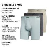 adidas Men's Microfiber 3-Pack Boxer Brief-2