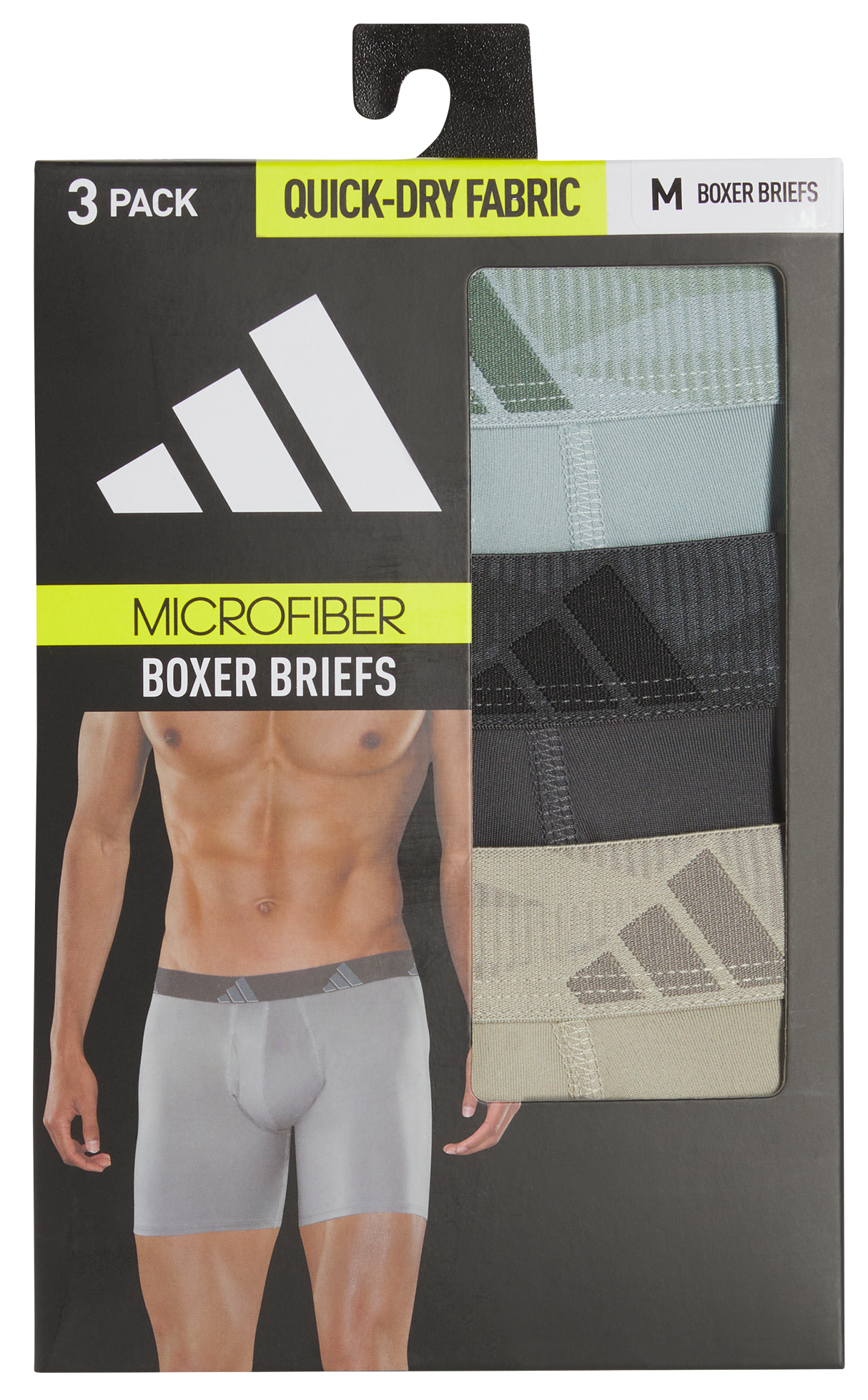 adidas Men's Microfiber 3-Pack Boxer Brief-7