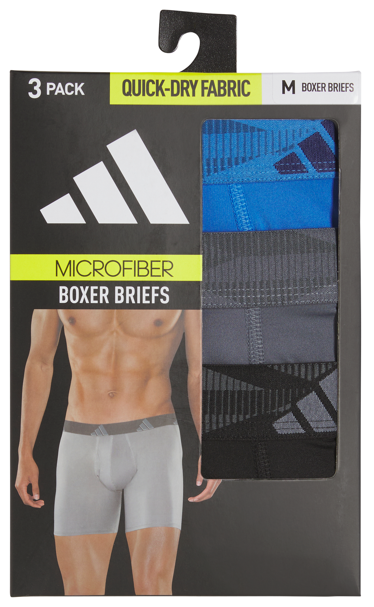 adidas Men's Microfiber 3-Pack Boxer Brief-7
