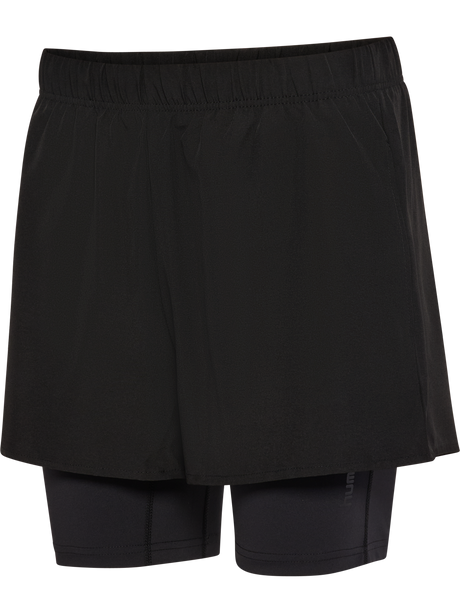 hummel Women's HIIT Intensity 2 In 1 Shorts-1