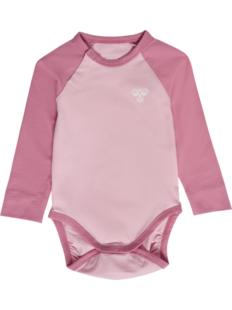 hummel Youth Mini Bee Raglan Bodysuit Long Sleeve-1