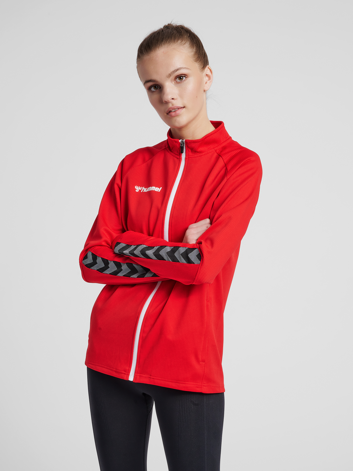 hummel Women's Authentic Poly Zip Jacket-4