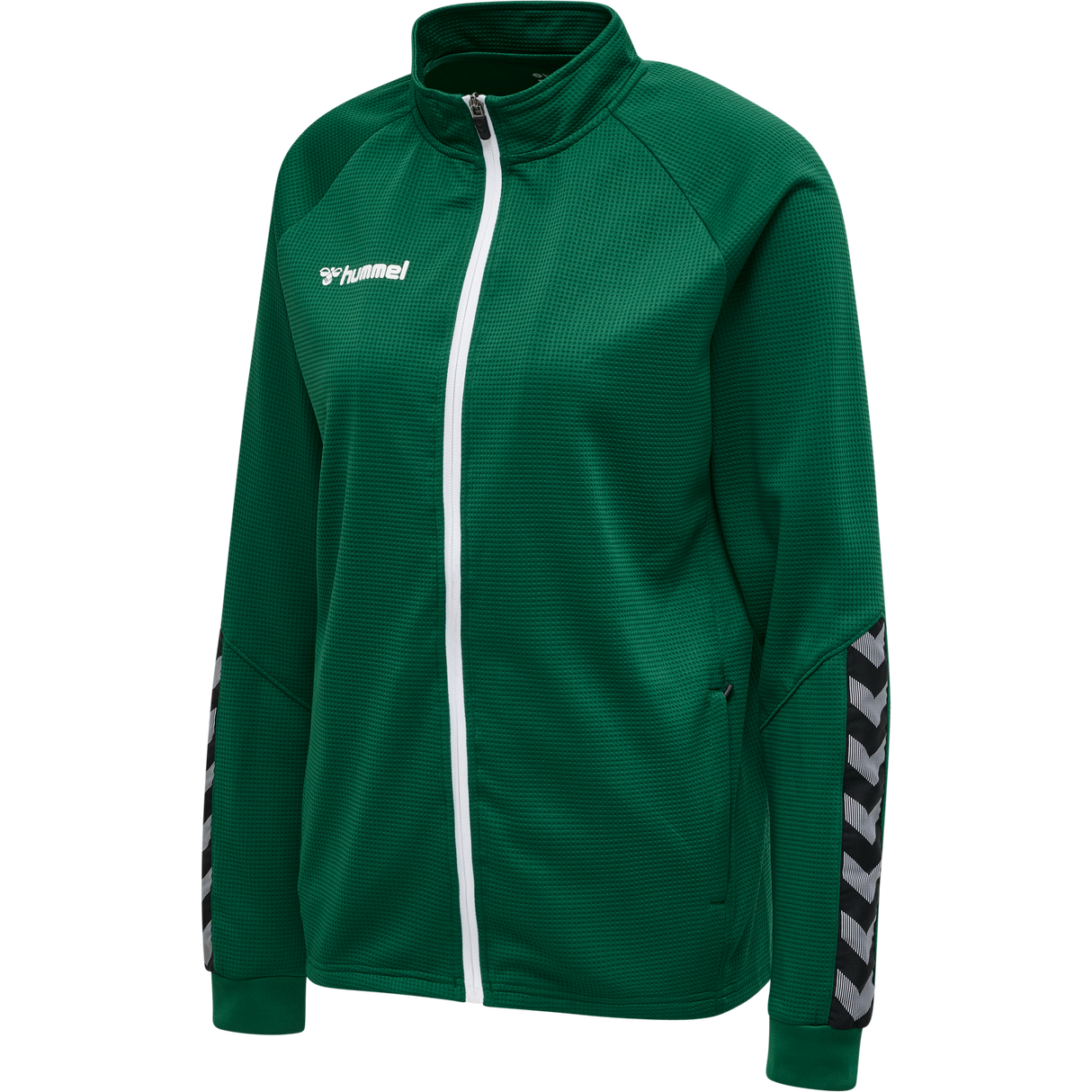 hummel Women's Authentic Poly Zip Jacket-1