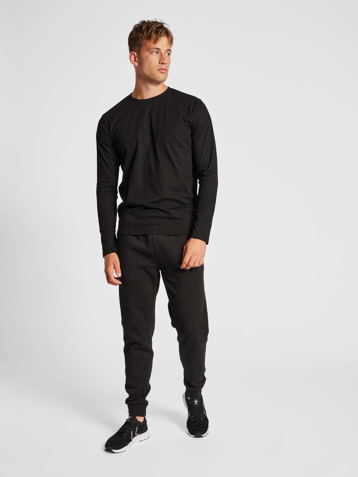 hummel Men's Red Basic Sweatpants-4