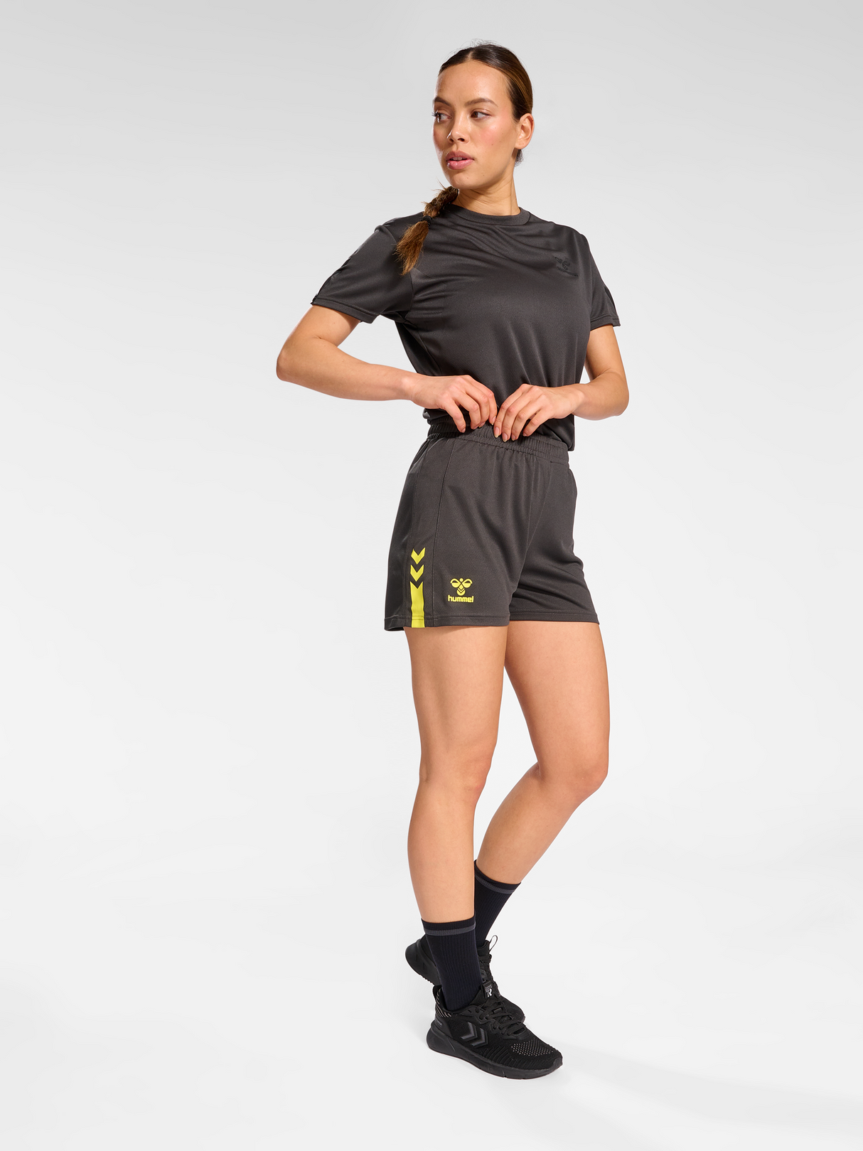 hummel Women's Active Polyester Shorts-5