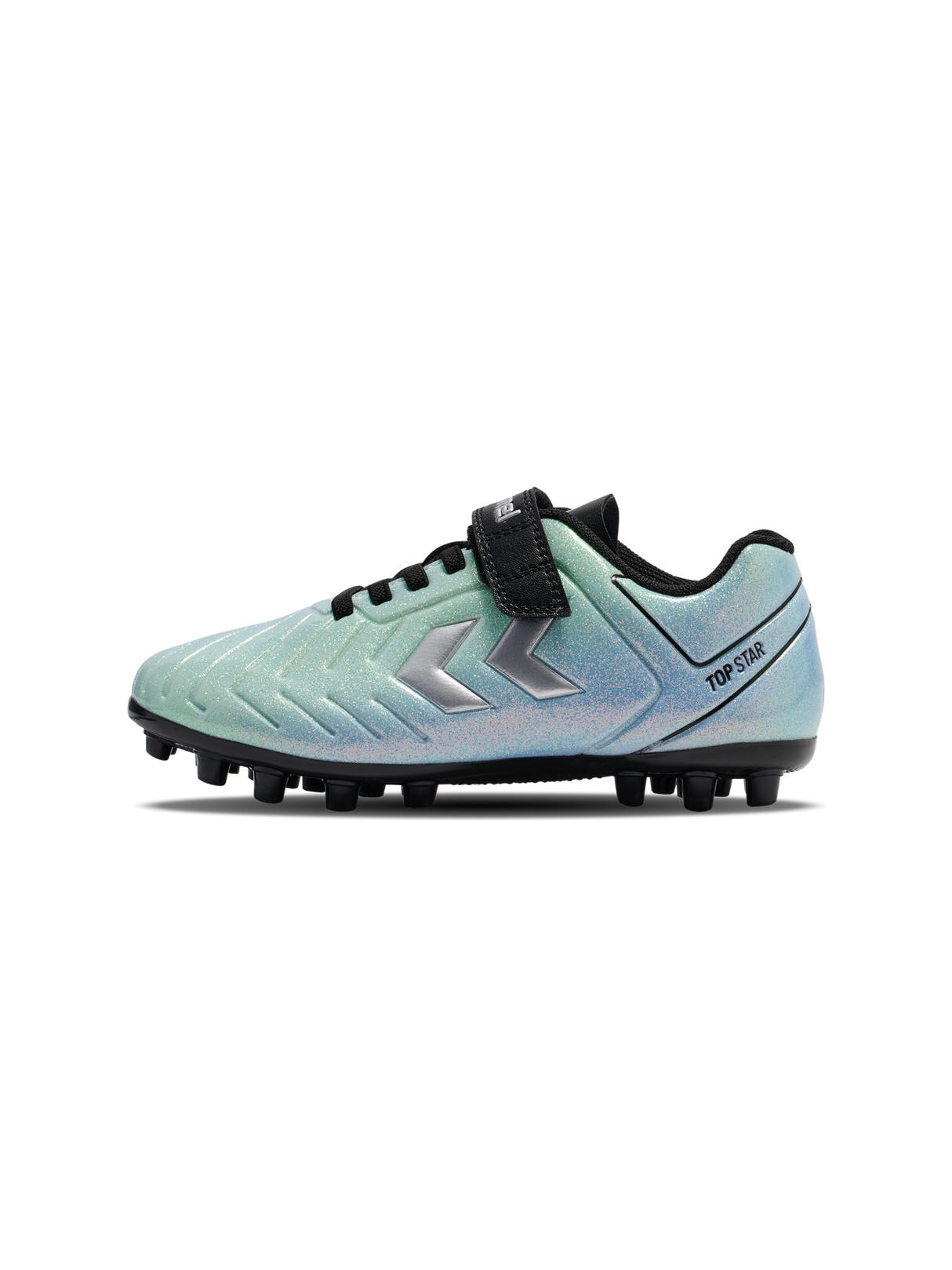 hummel Youth Top Star Mid Ground Velcro 2.0 Cleats-1