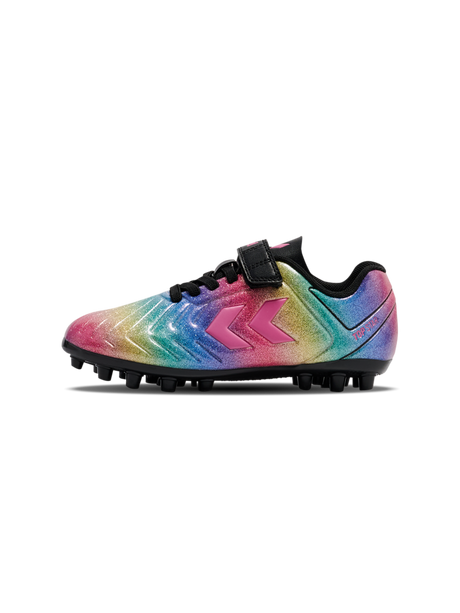 hummel Youth Top Star Mid Ground Velcro 2.0 Cleats-1