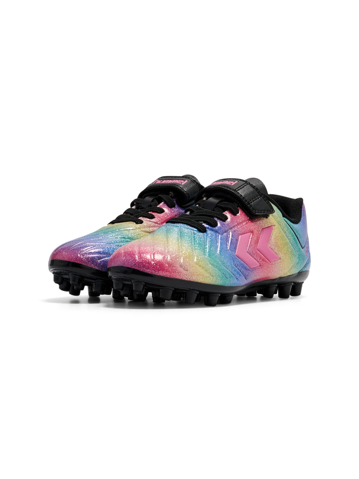 hummel Youth Top Star Mid Ground Velcro 2.0 Cleats-2