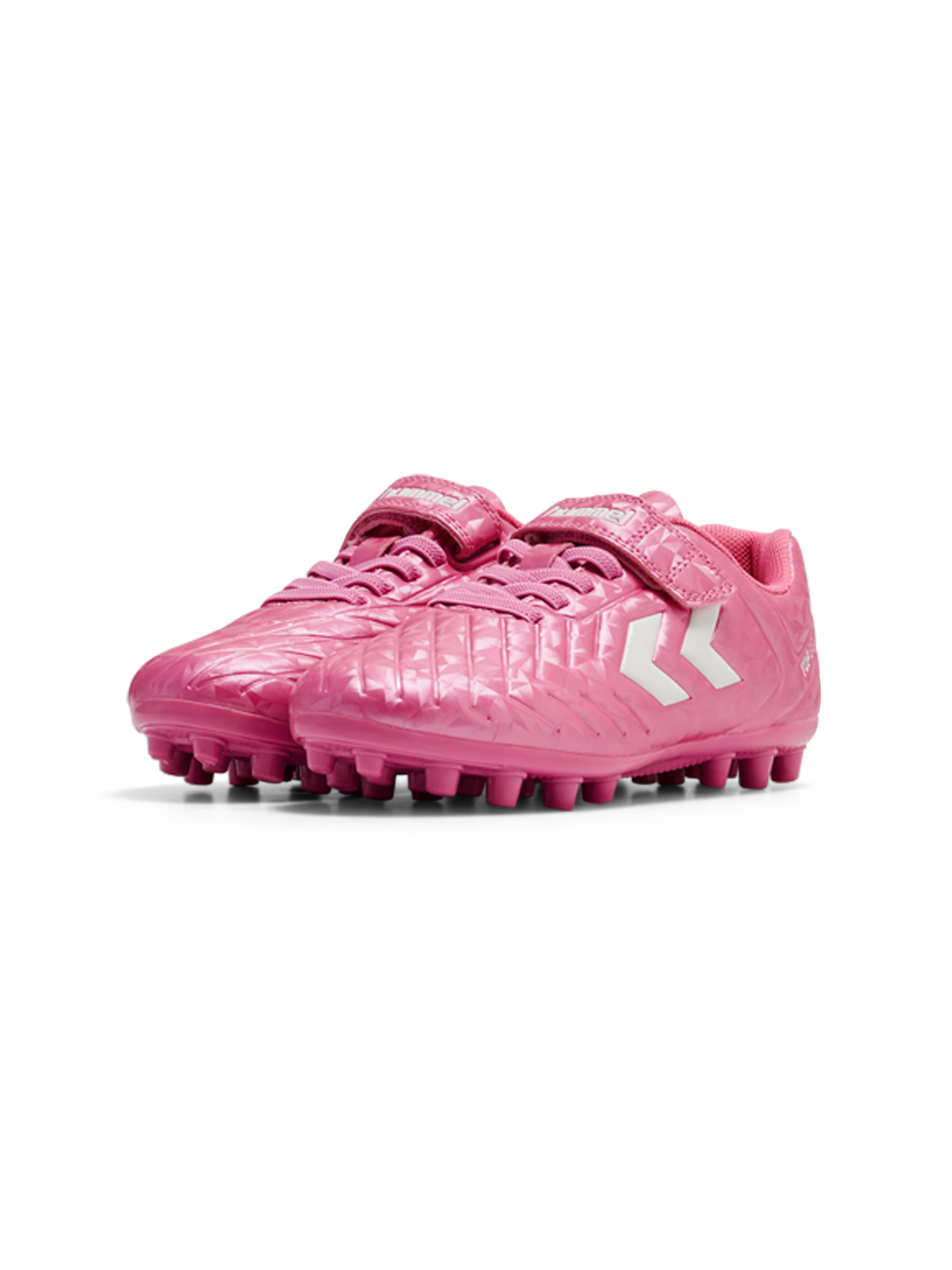 hummel Youth Top Star Mid Ground Velcro 2.0 Cleats-2