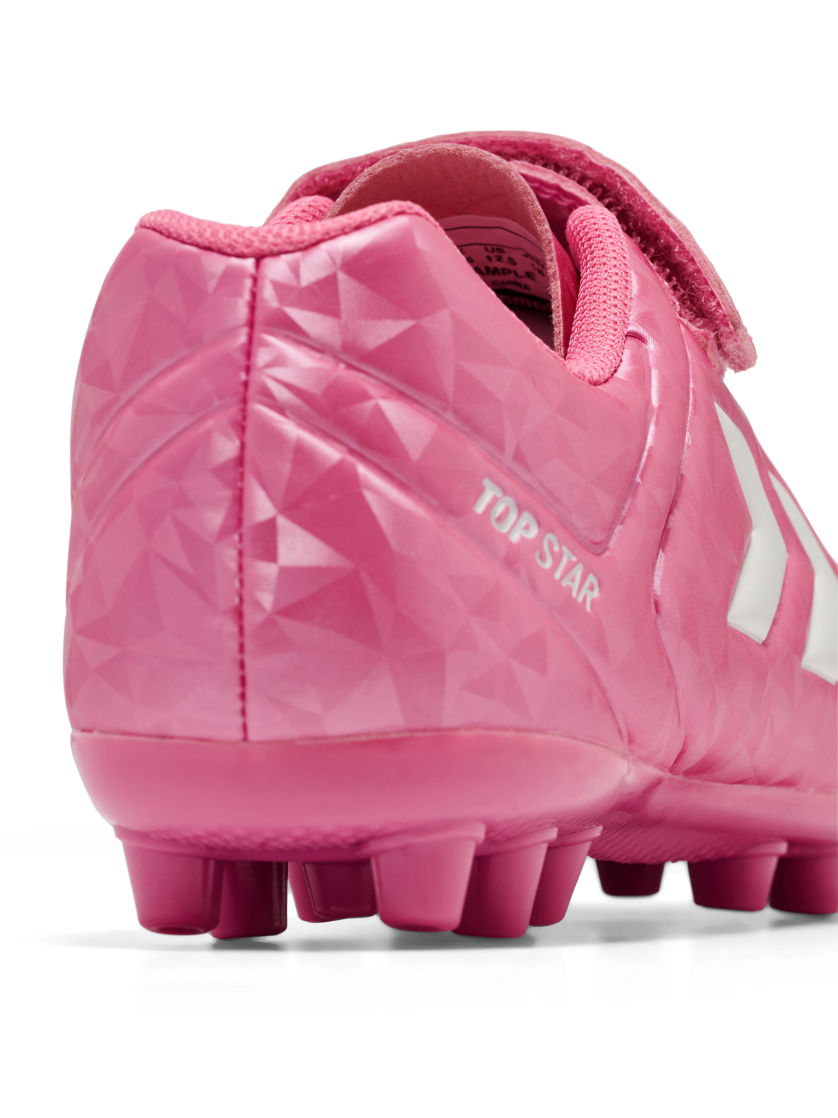 hummel Youth Top Star Mid Ground Velcro 2.0 Cleats-3