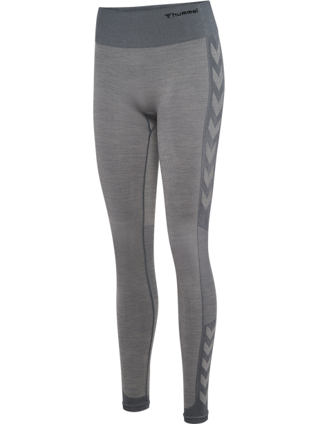 hummel Women's Mindful Training Shine Seamless Mid Waist Tights-1