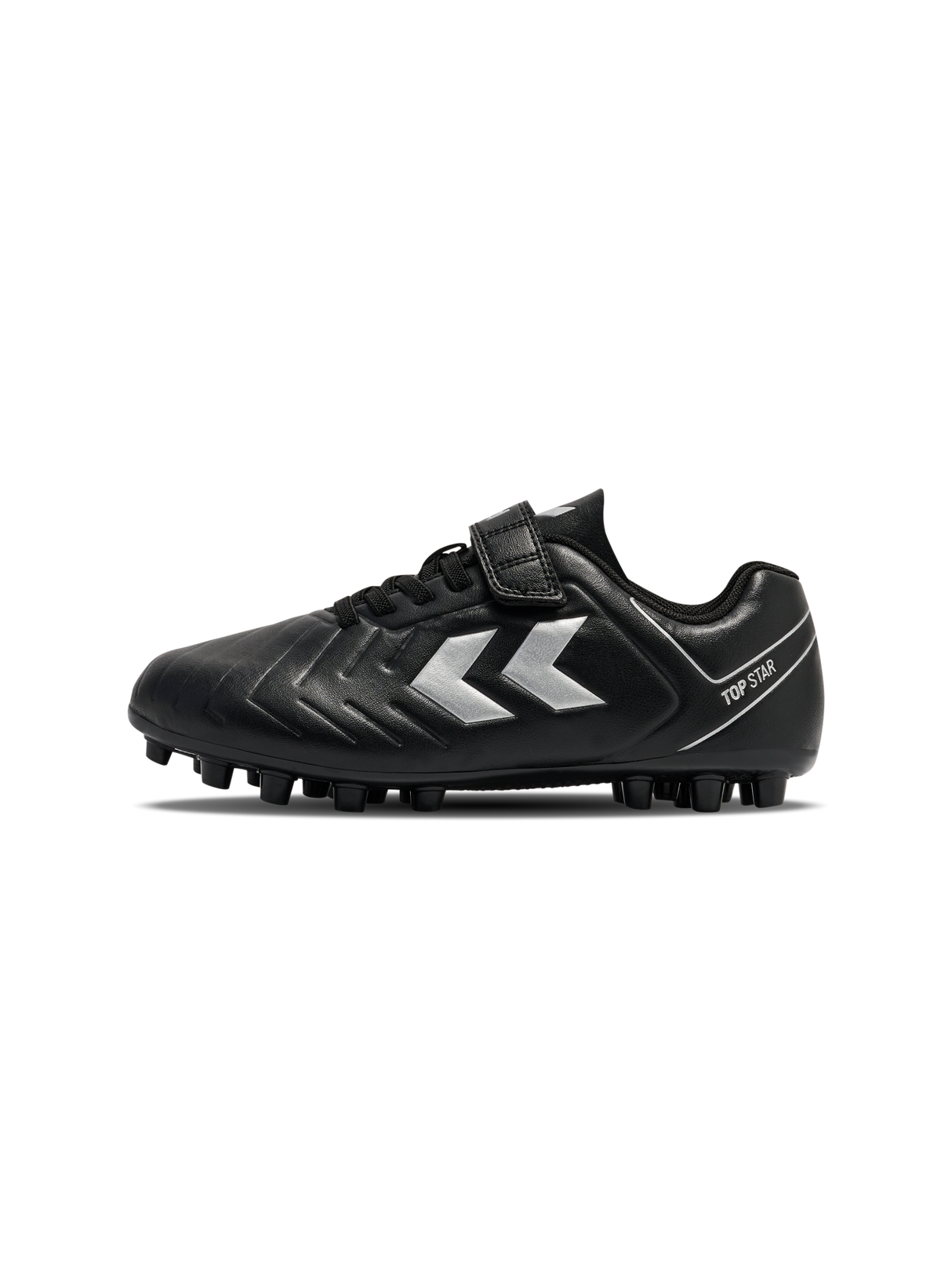 hummel Youth Top Star Mid Ground Velcro 2.0 Cleats-1