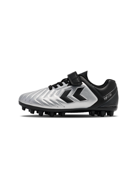 hummel Youth Top Star Mid Ground Velcro 2.0 Cleats-1