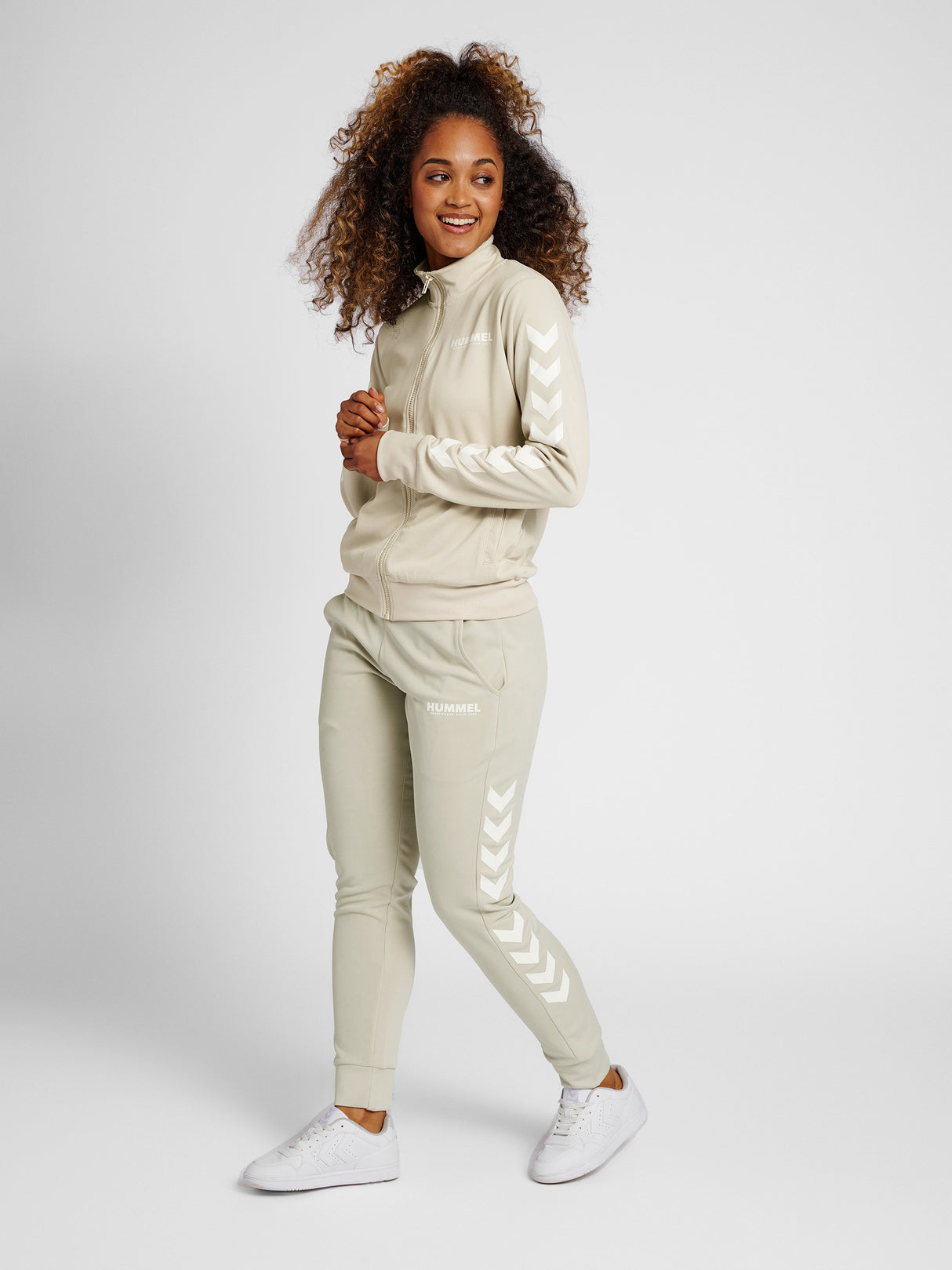 hummel Women's Legacy Poly Zip Jacket-7