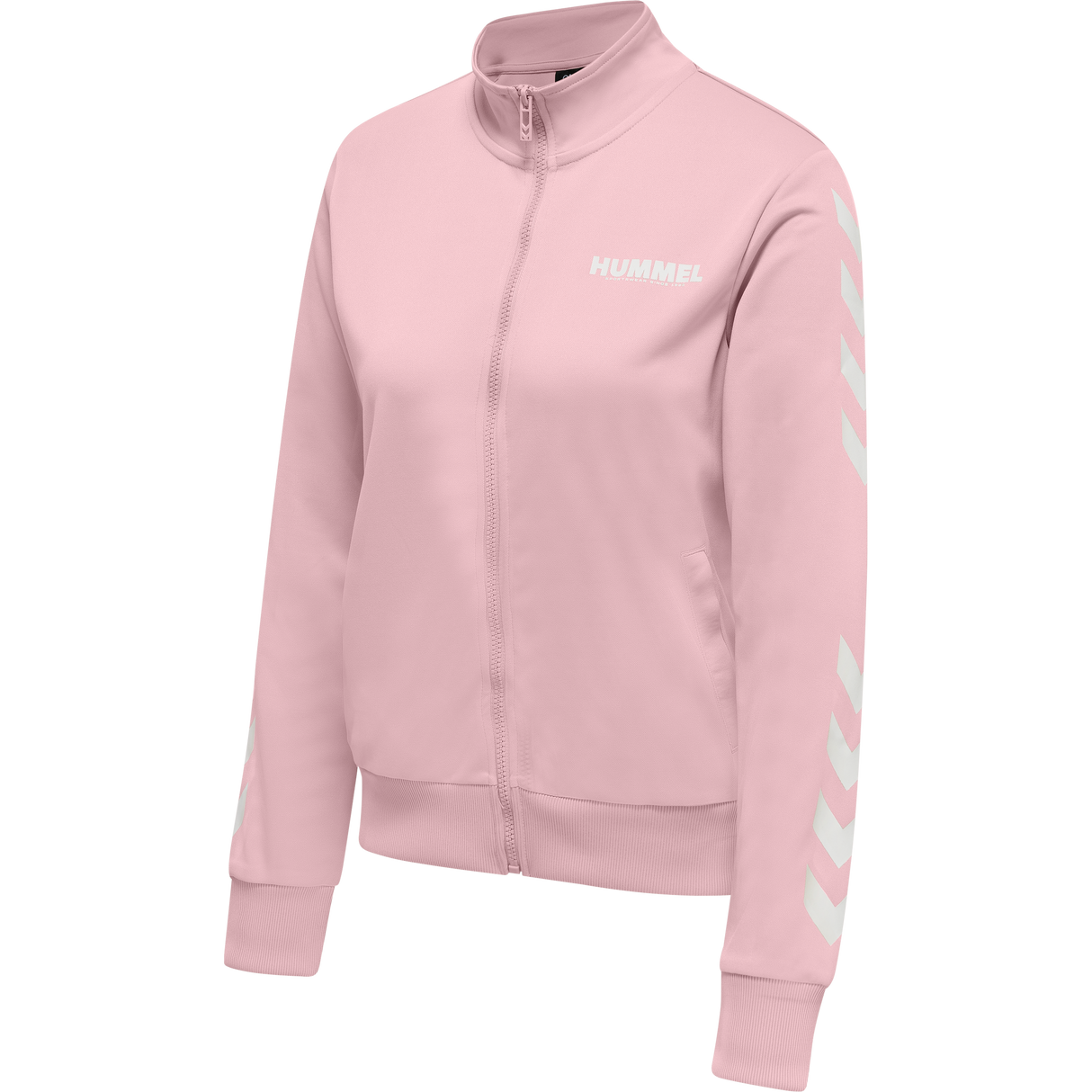 hummel Women's Legacy Poly Zip Jacket-1