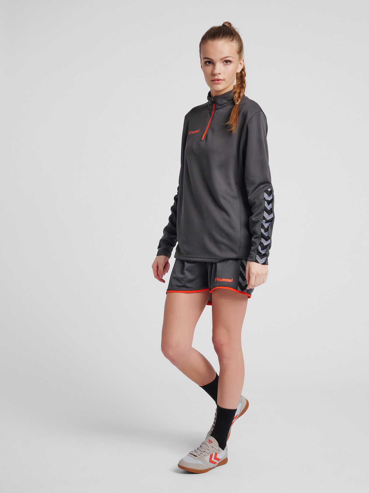 hummel Women's Authentic Half Zip Sweatshirt-3