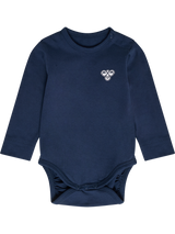 hummel Youth Mini Bee Solid Bodysuit Long Sleeve-1