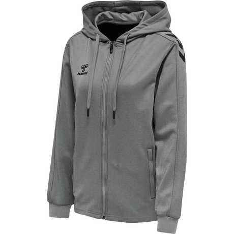 hummel Women's Core XK Poly Zip Hood Sweatshirt-1