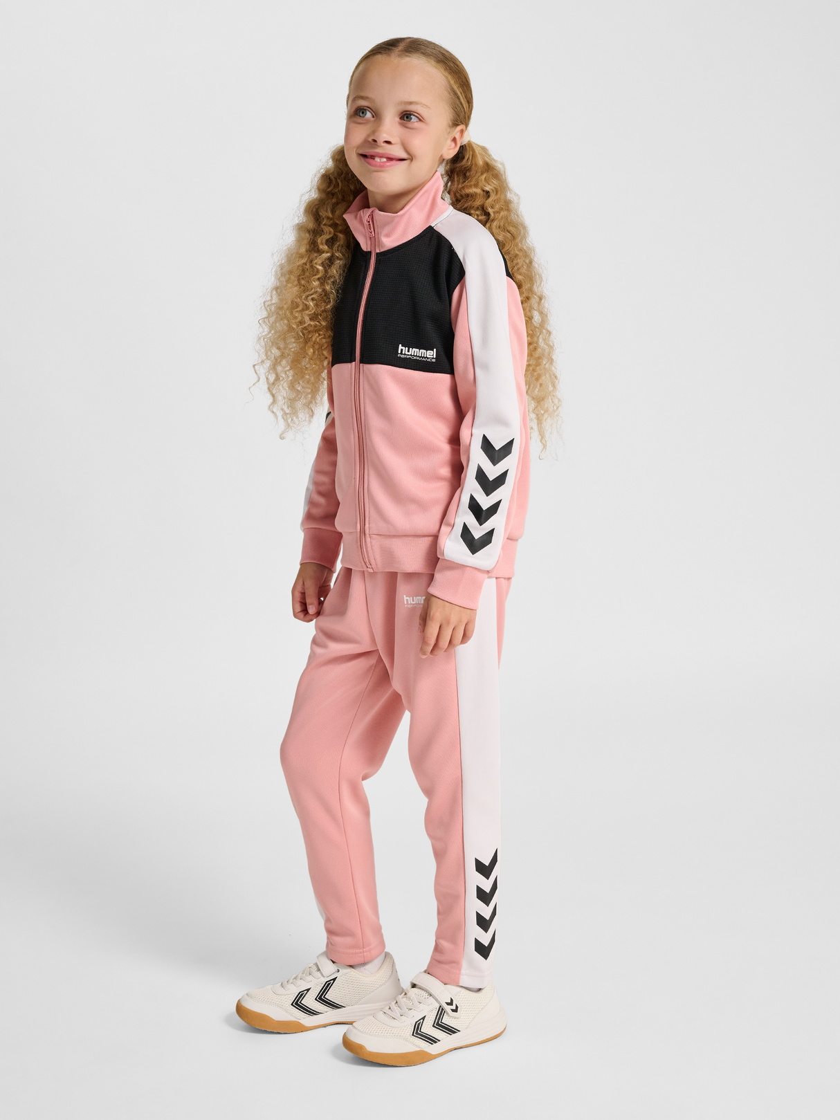 hummel Youth Colorblock Tracksuit-6