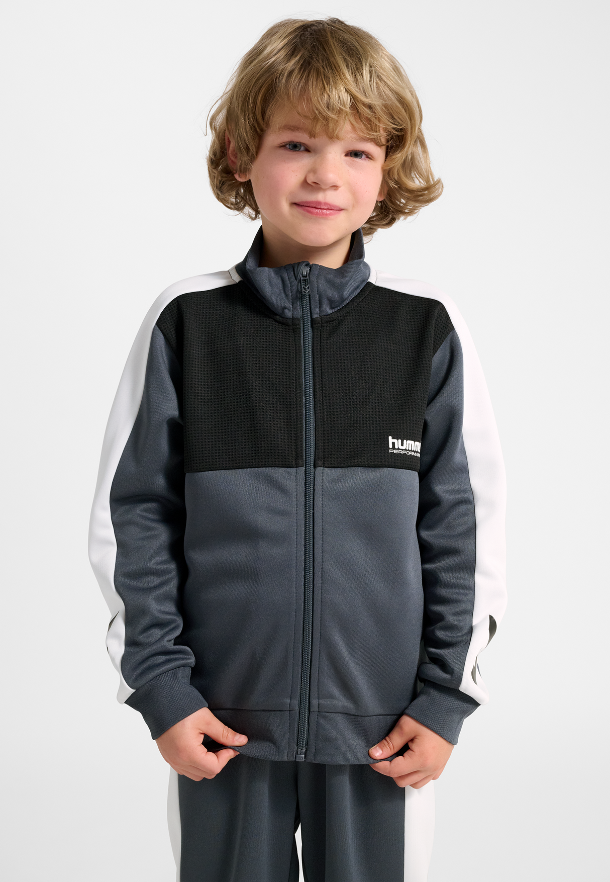 hummel Youth Colorblock Tracksuit-6