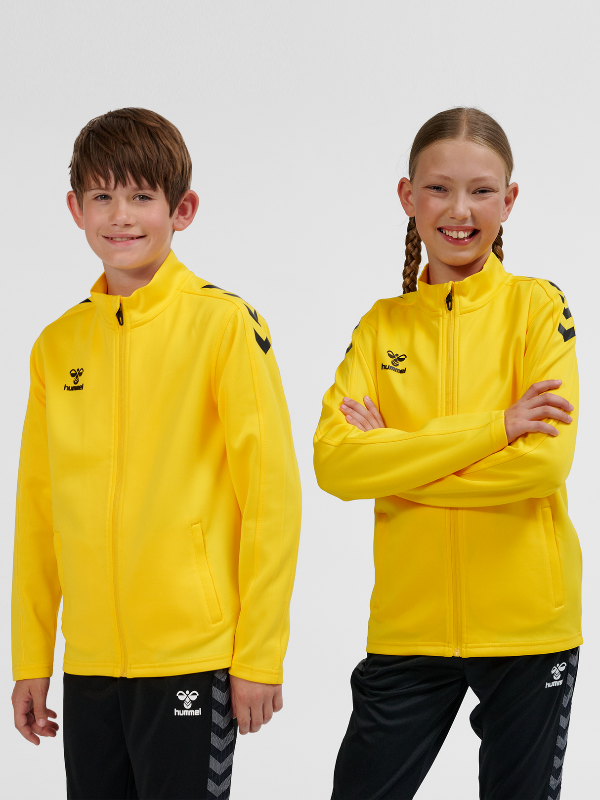 hummel Youth Core XK Poly Zip Sweatshirt-6