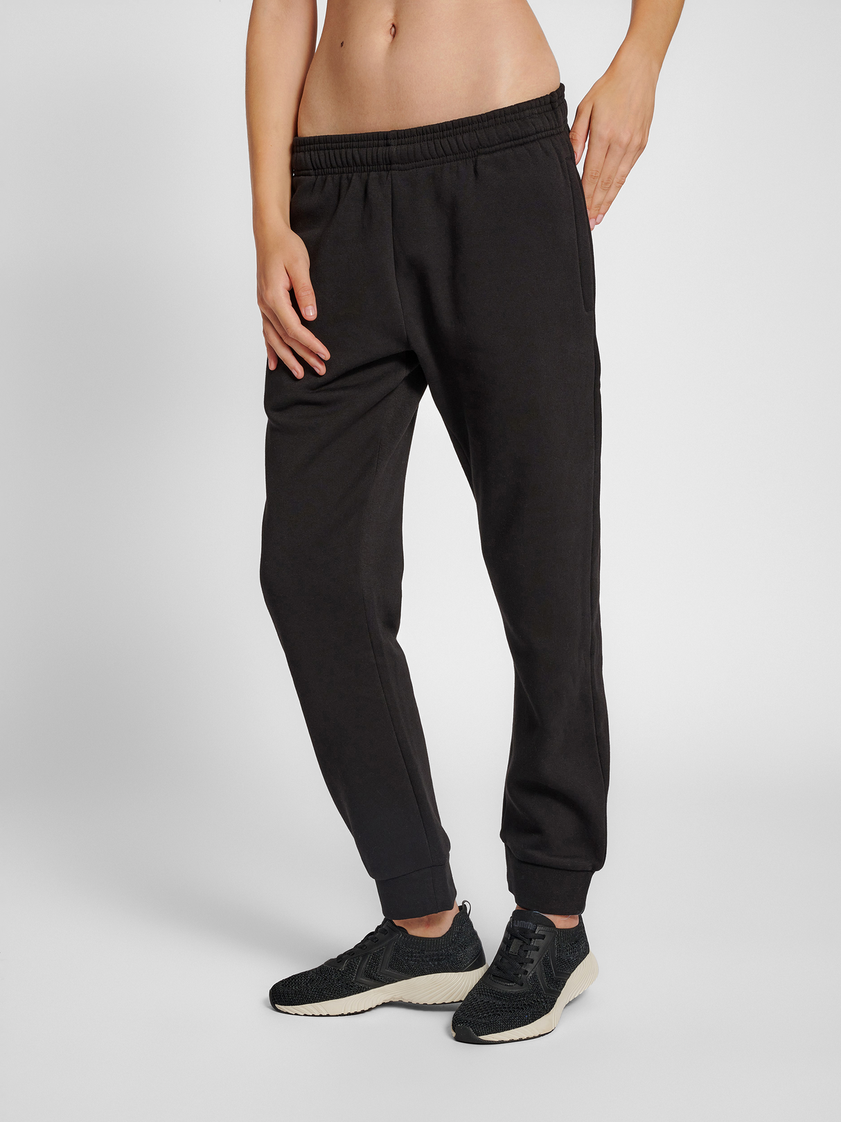 hummel Women's Red Basic Sweatpants-5