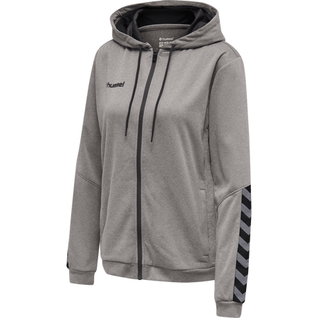 hummel Women's Authentic Poly Zip Hoodie-1