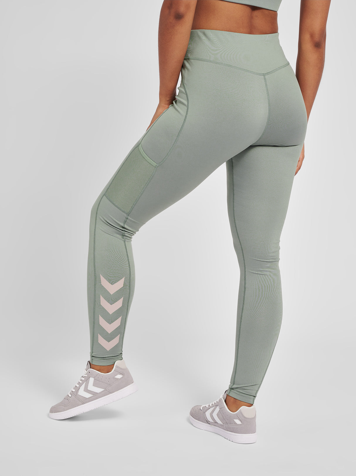 hummel Women's Mindful Training Chipo Mid Waist Tights-6