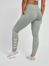 hummel Women's Mindful Training Chipo Mid Waist Tights-6