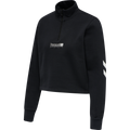 hummel Women's Legacy Nikka Cropped Half Zip-1