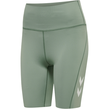 hummel Women's Mindful Training Grace High Waist Tight Shorts-1