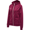 hummel Women's Move Grid Cotton Zip Hoodie-1
