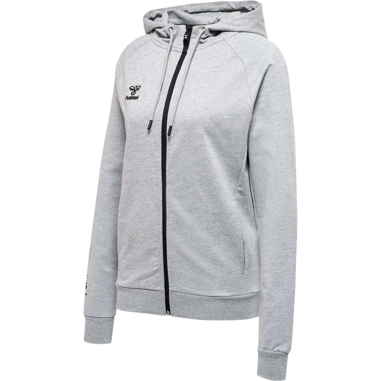 hummel Women's Move Grid Cotton Zip Hoodie-1