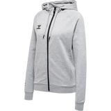 hummel Women's Move Grid Cotton Zip Hoodie-1