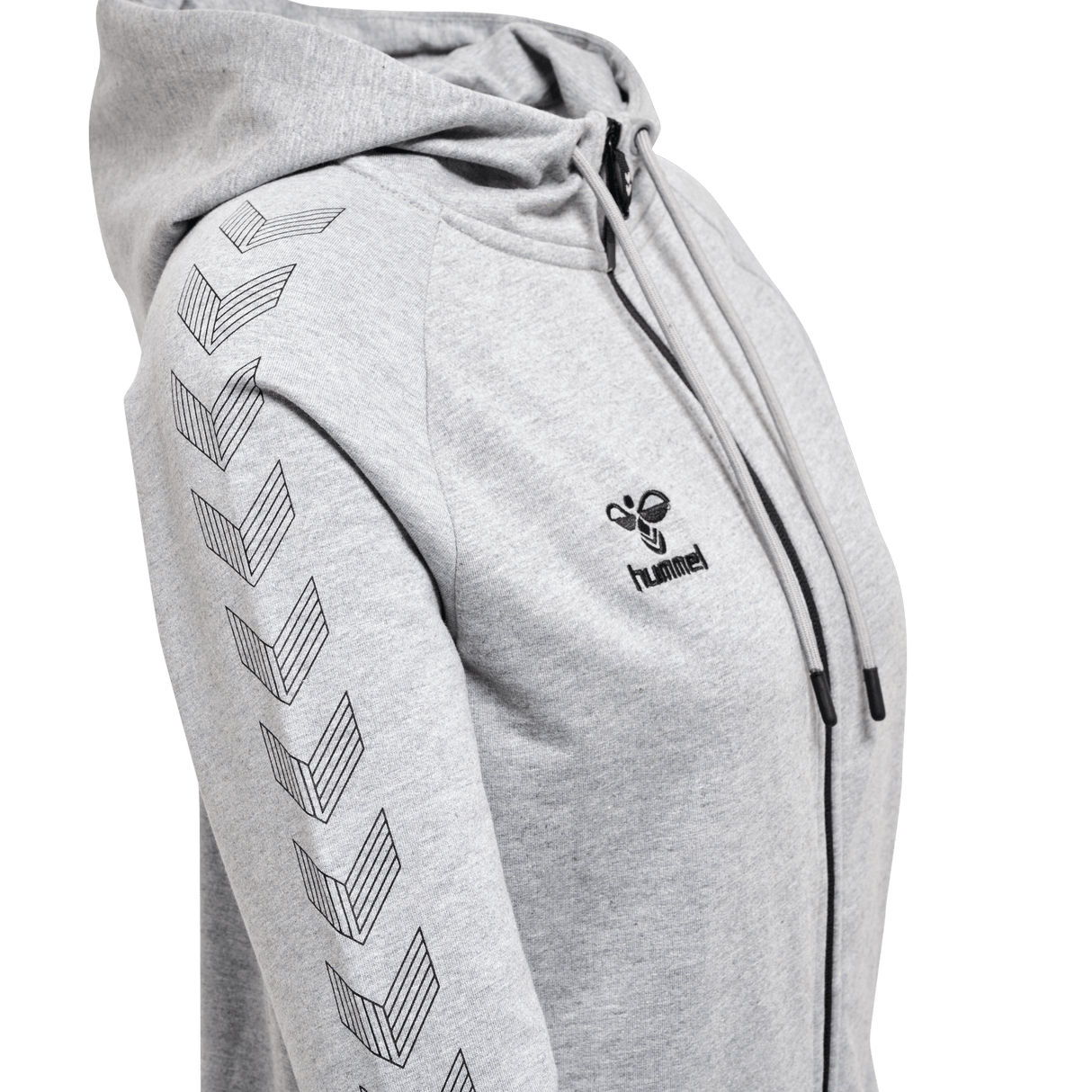 hummel Women's Move Grid Cotton Zip Hoodie-3