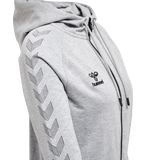 hummel Women's Move Grid Cotton Zip Hoodie-3
