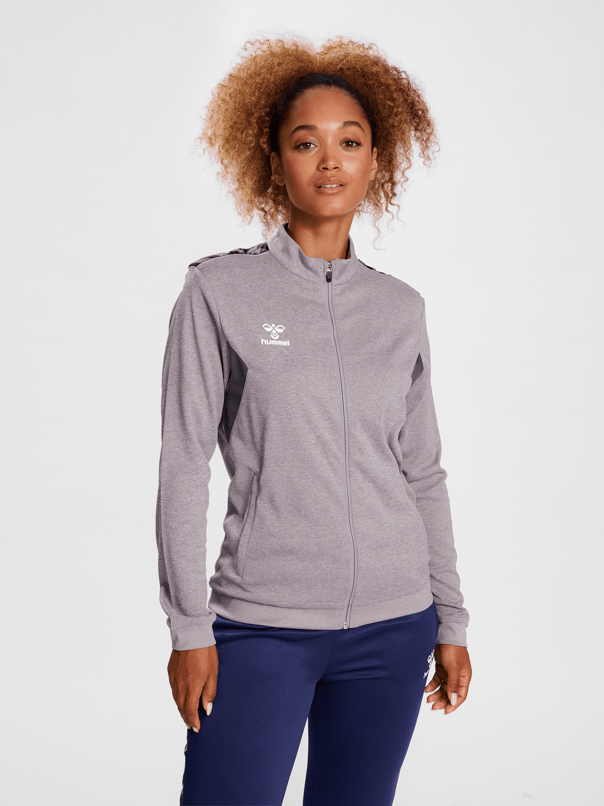 hummel Women's Authentic Polyester Zip Jacket-6