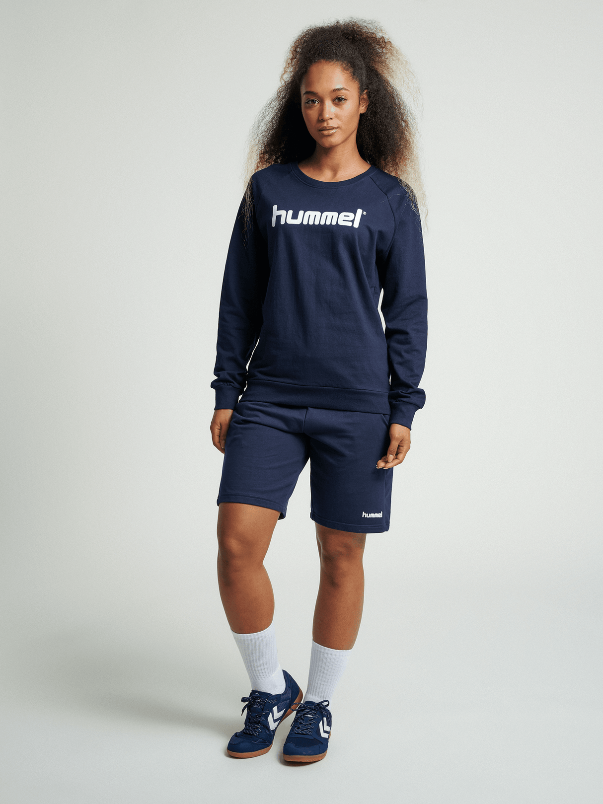hummel Women's Go Cotton Logo Sweatshirt-3