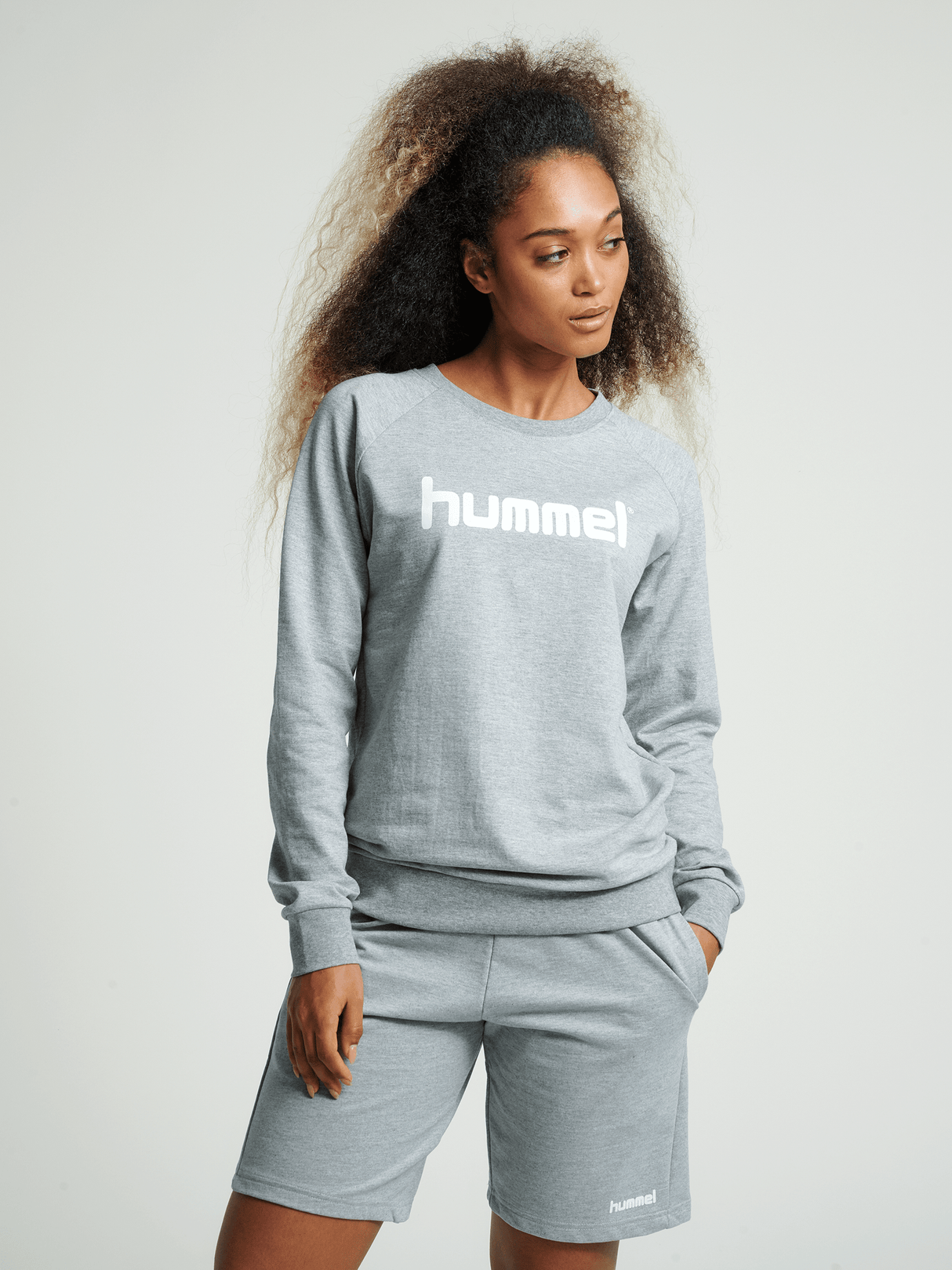 hummel Women's Go Cotton Logo Sweatshirt-4