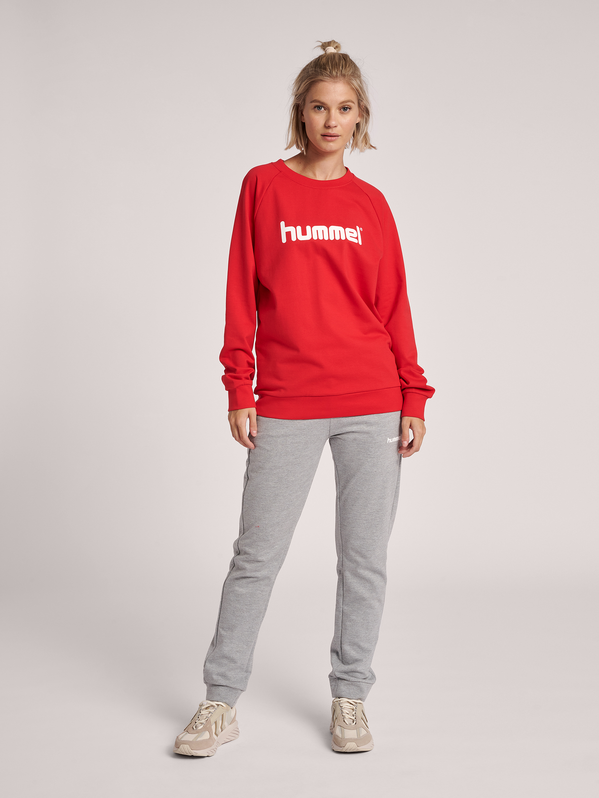 hummel Women's Go Cotton Logo Sweatshirt-4