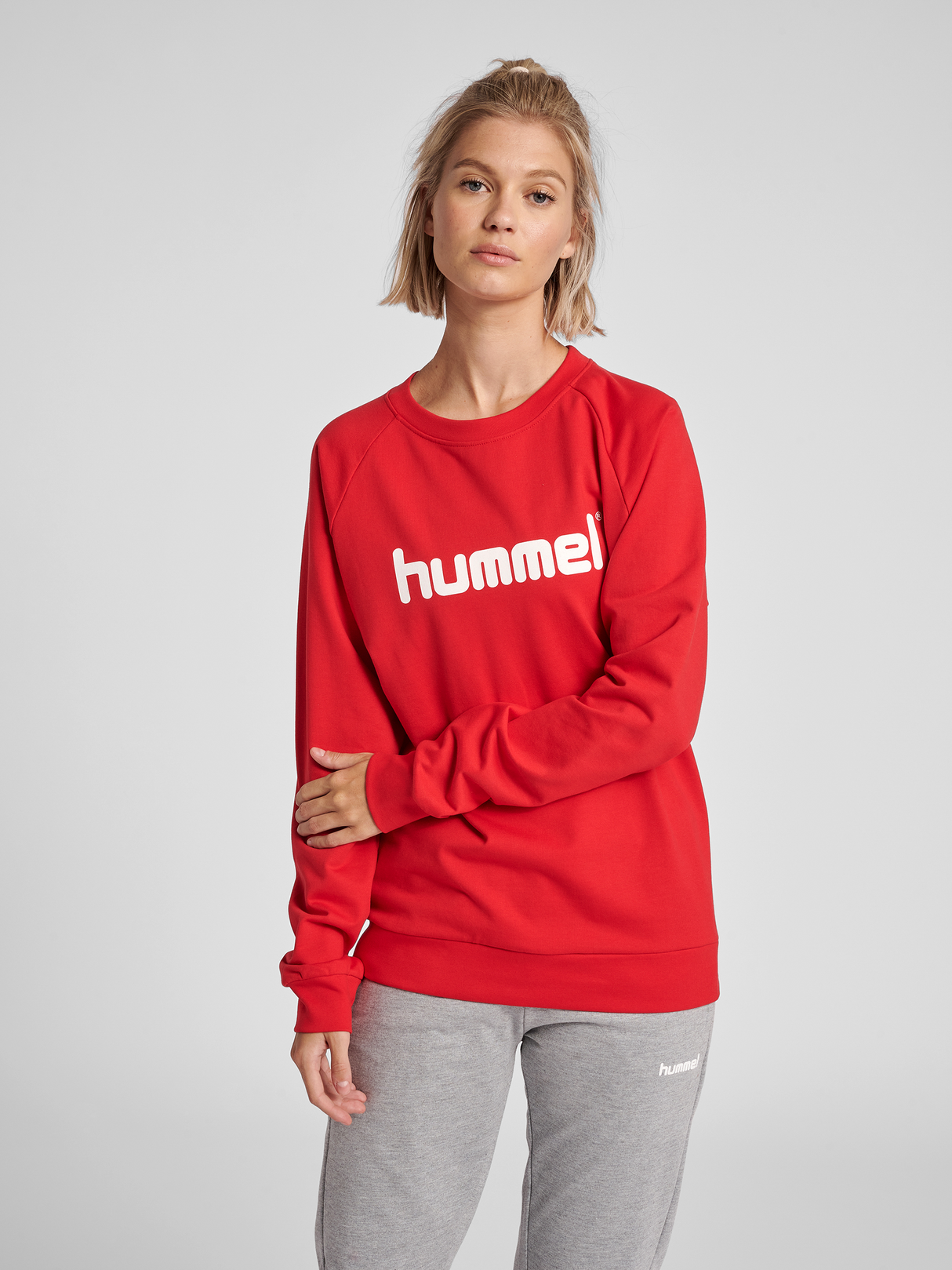 hummel Women's Go Cotton Logo Sweatshirt-5