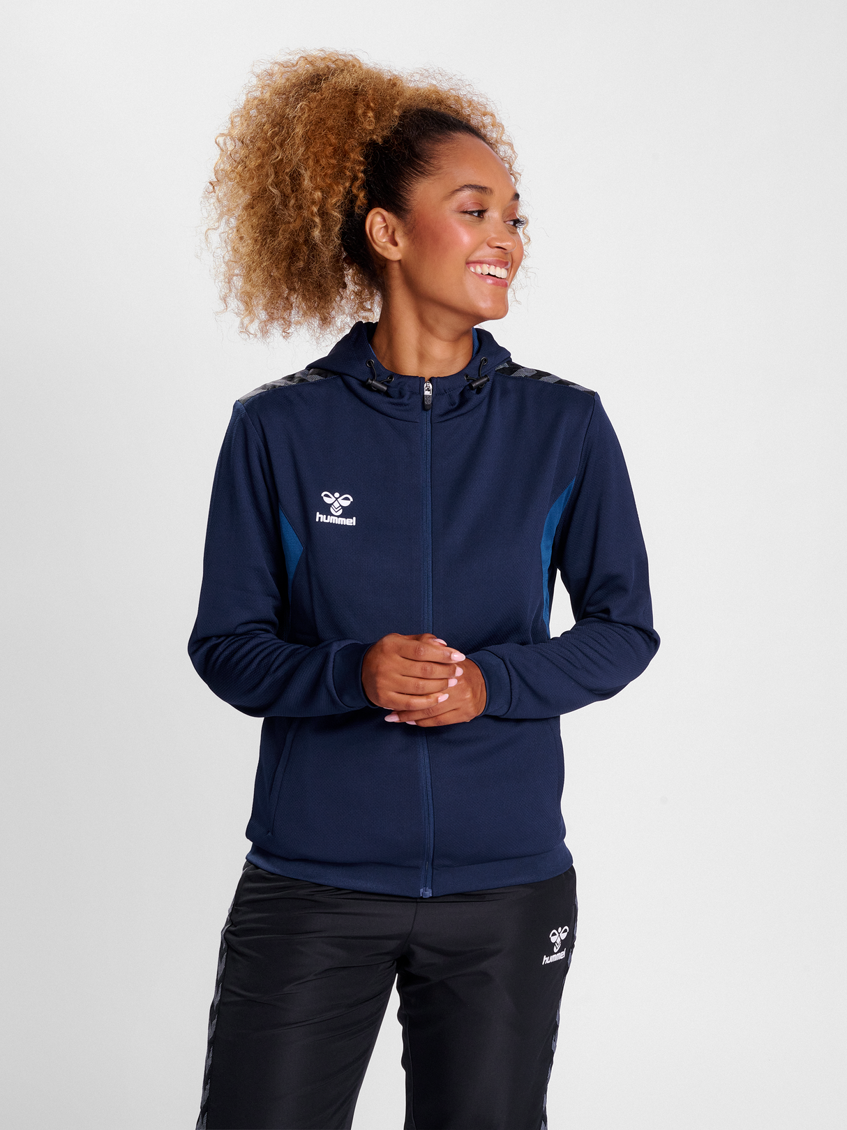 hummel Women's Authentic Polyester Zip Hoodie-6