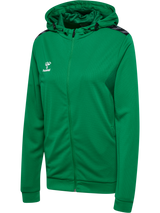 hummel Women's Authentic Polyester Zip Hoodie-1